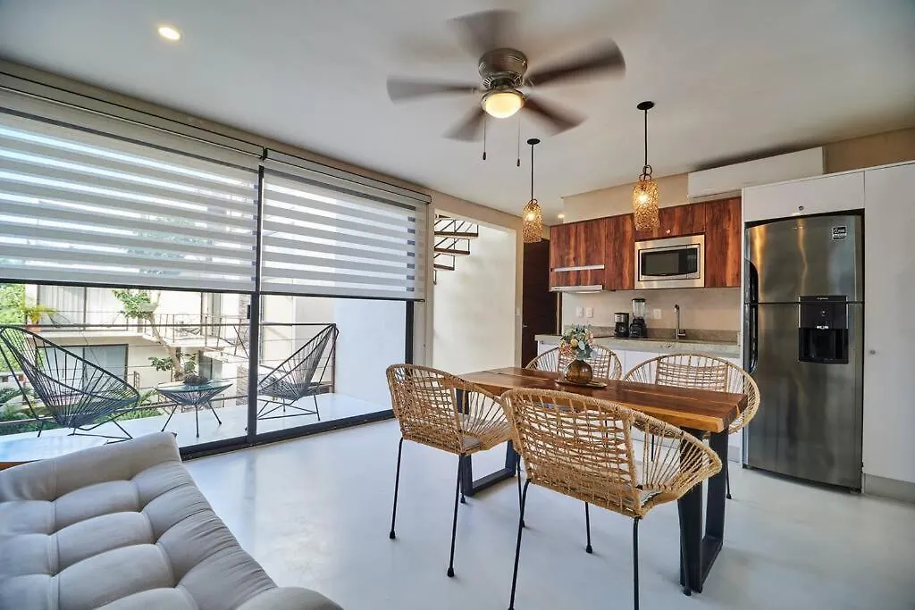 Saskab 11 Private Rooftop&Pool Jungle View 2Br Ph Tulum Apartment