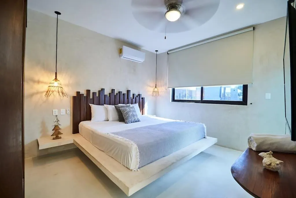 Saskab 11 Private Rooftop&Pool Jungle View 2Br Ph Tulum Apartment